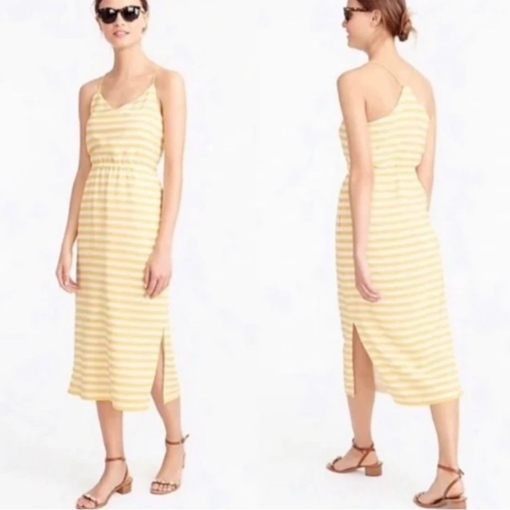 Silk Striped Carrie Dress by J Crew